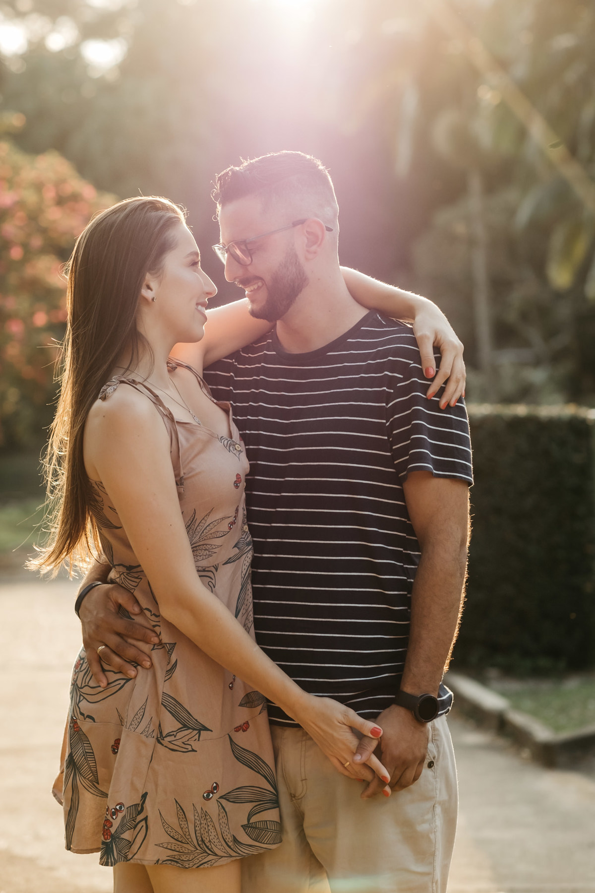 Ensaio de Casal - Pré wedding no Jardim Botânico em São Paulo, durante o dia, no final de tarde - Alva fotografia - Anderson Barboza - Taubaté/SP