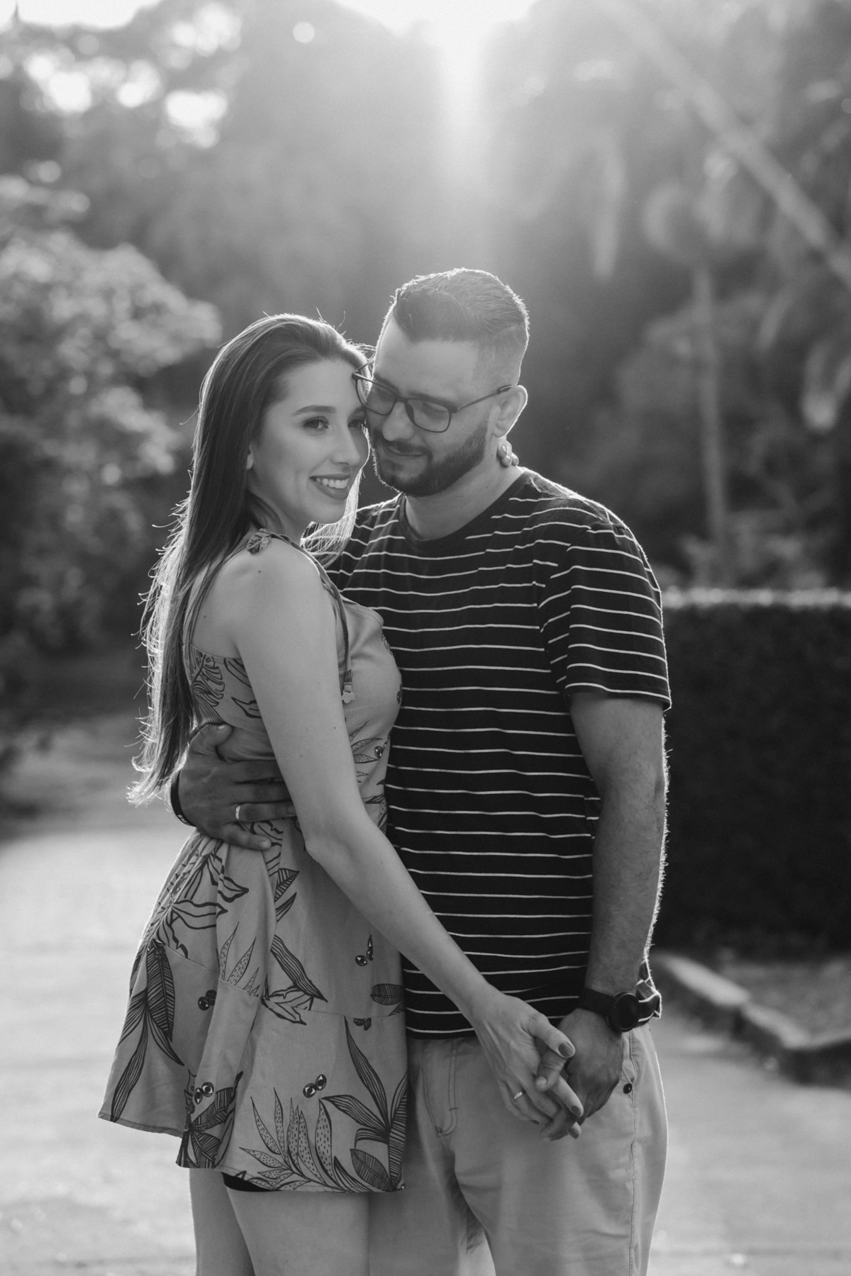 Ensaio de Casal - Pré wedding no Jardim Botânico em São Paulo, durante o dia, no final de tarde - Alva fotografia - Anderson Barboza - Taubaté/SP
