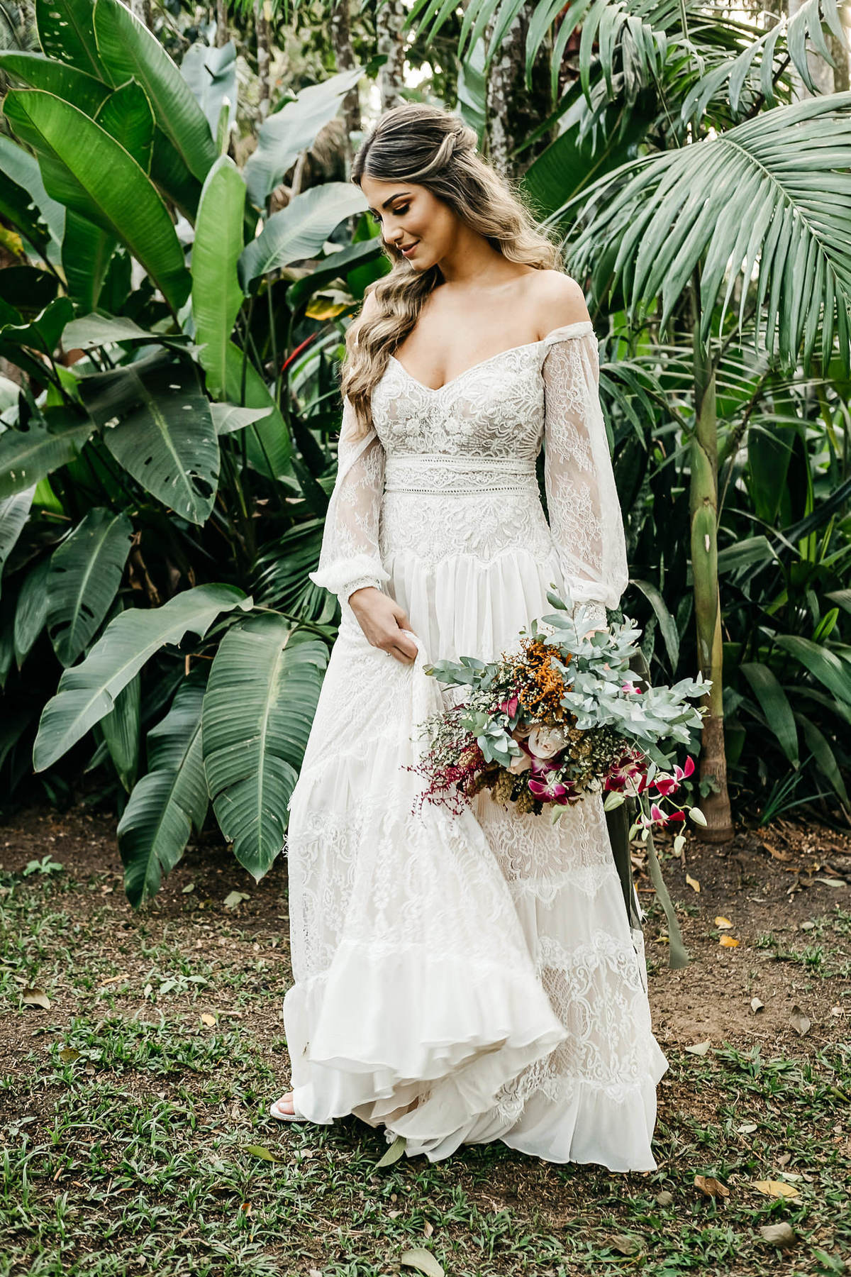 Casamento no campo fim de tarde- espaço verde vale - decoracão harumi - Alva Fotografia de casamento - Taubaté-SP 