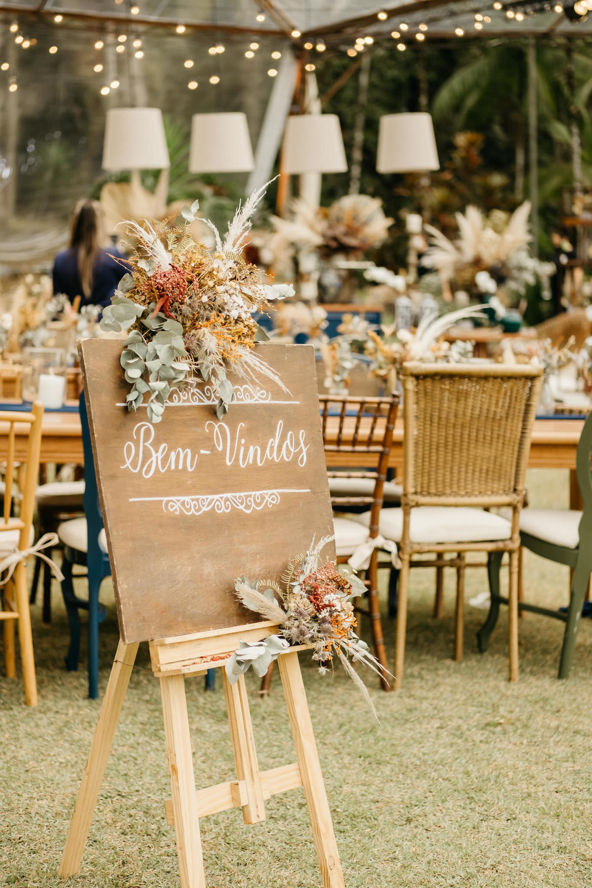 decoração boho , flores desidratadas, flores folhas secas , decoradora Nubia design , fazenda demarchi