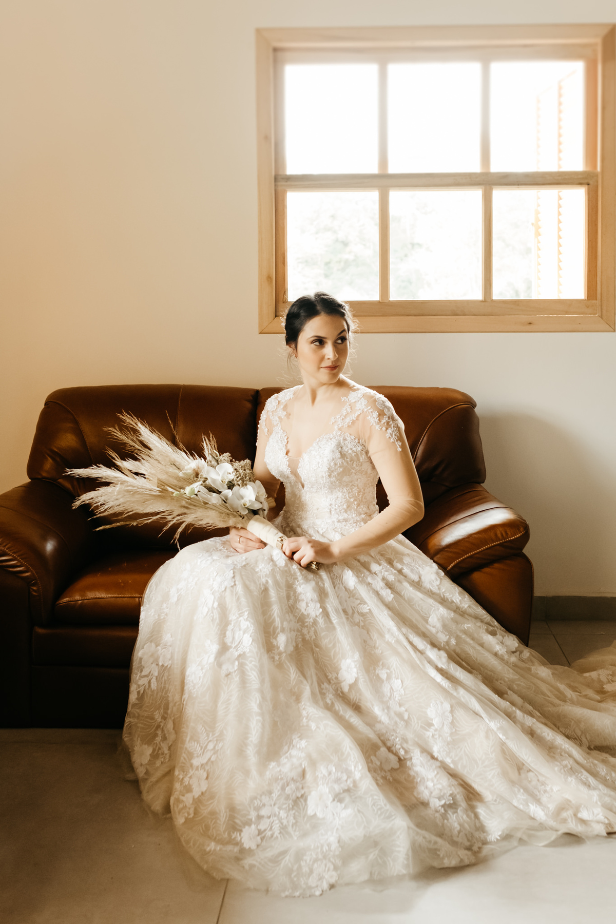 noiva makingof , vestido off-white