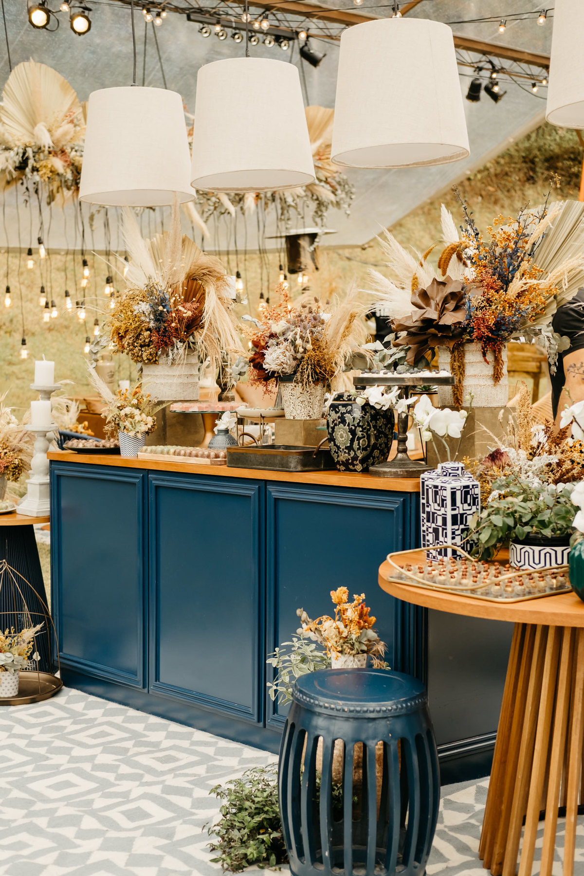 decoração boho , flores desidratadas, flores folhas secas , decoradora Nubia design 