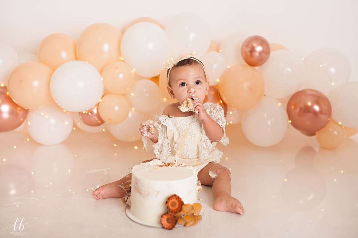 Sessão primeiro aniversário - Laura Barbosa Photography