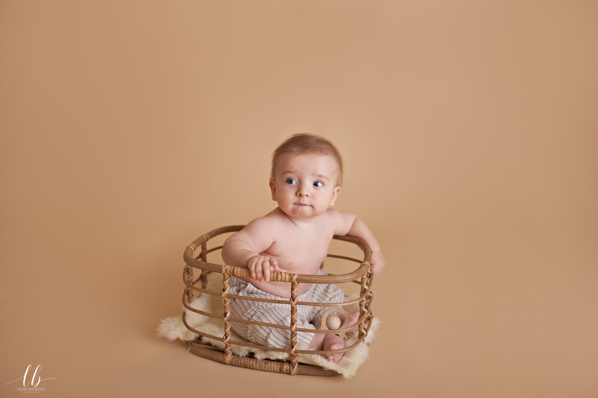 Sessão de acompanhamento 6 meses - estúdio Laura Barbosa Photograph