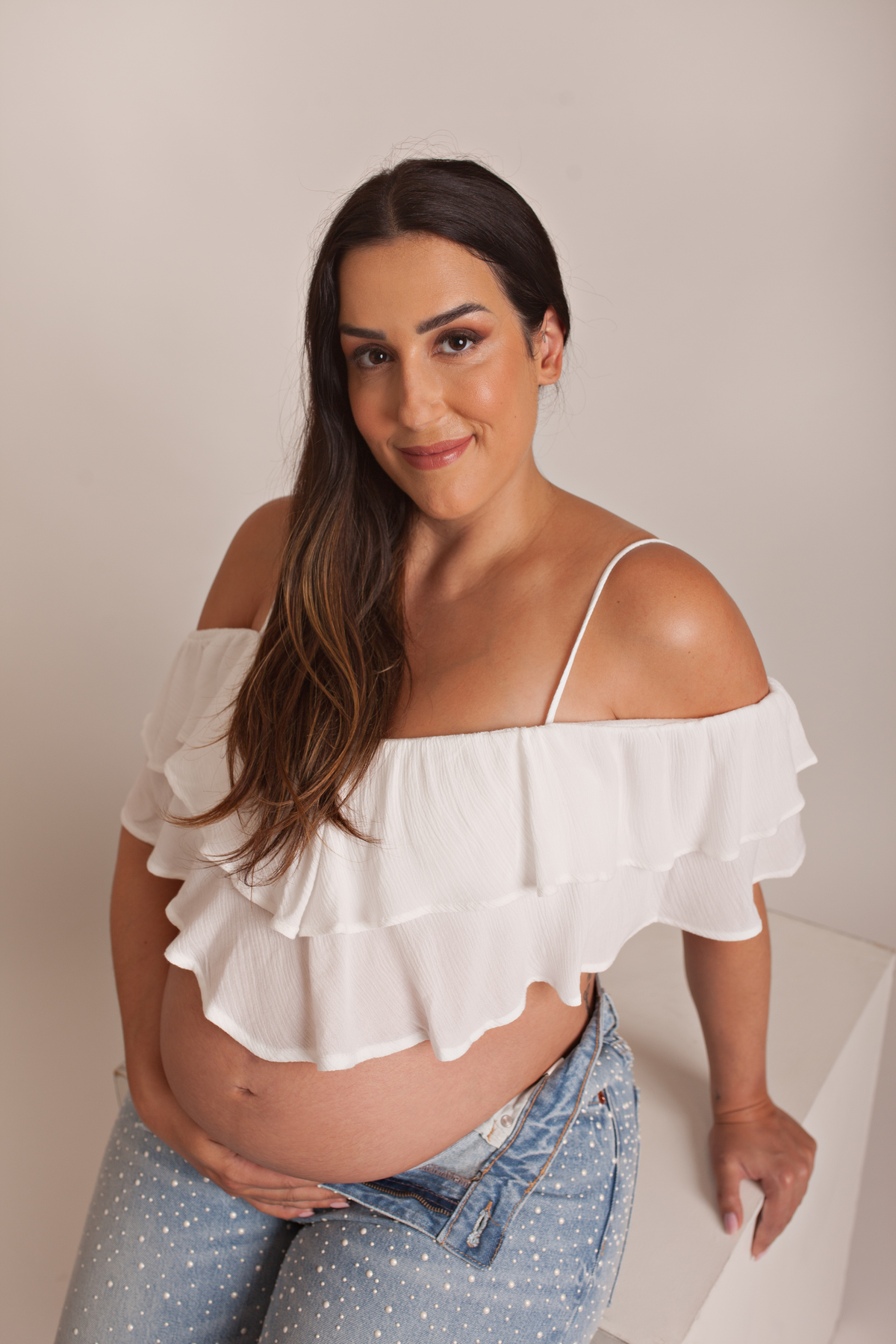 Sessão fotografia de grávida - Estúdio Gondomar