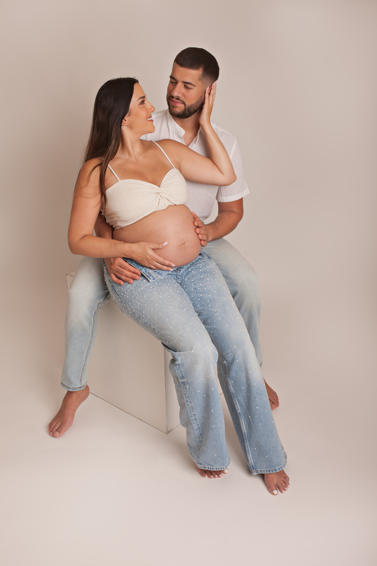 Sessão fotografia de grávida - Estúdio Gondomar