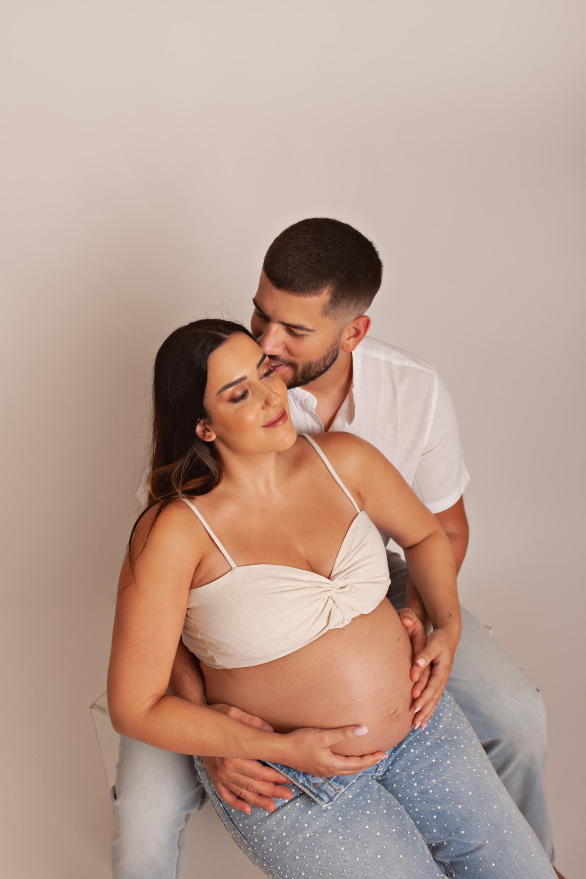 Sessão fotografia de grávida - Estúdio Laura Barbosa