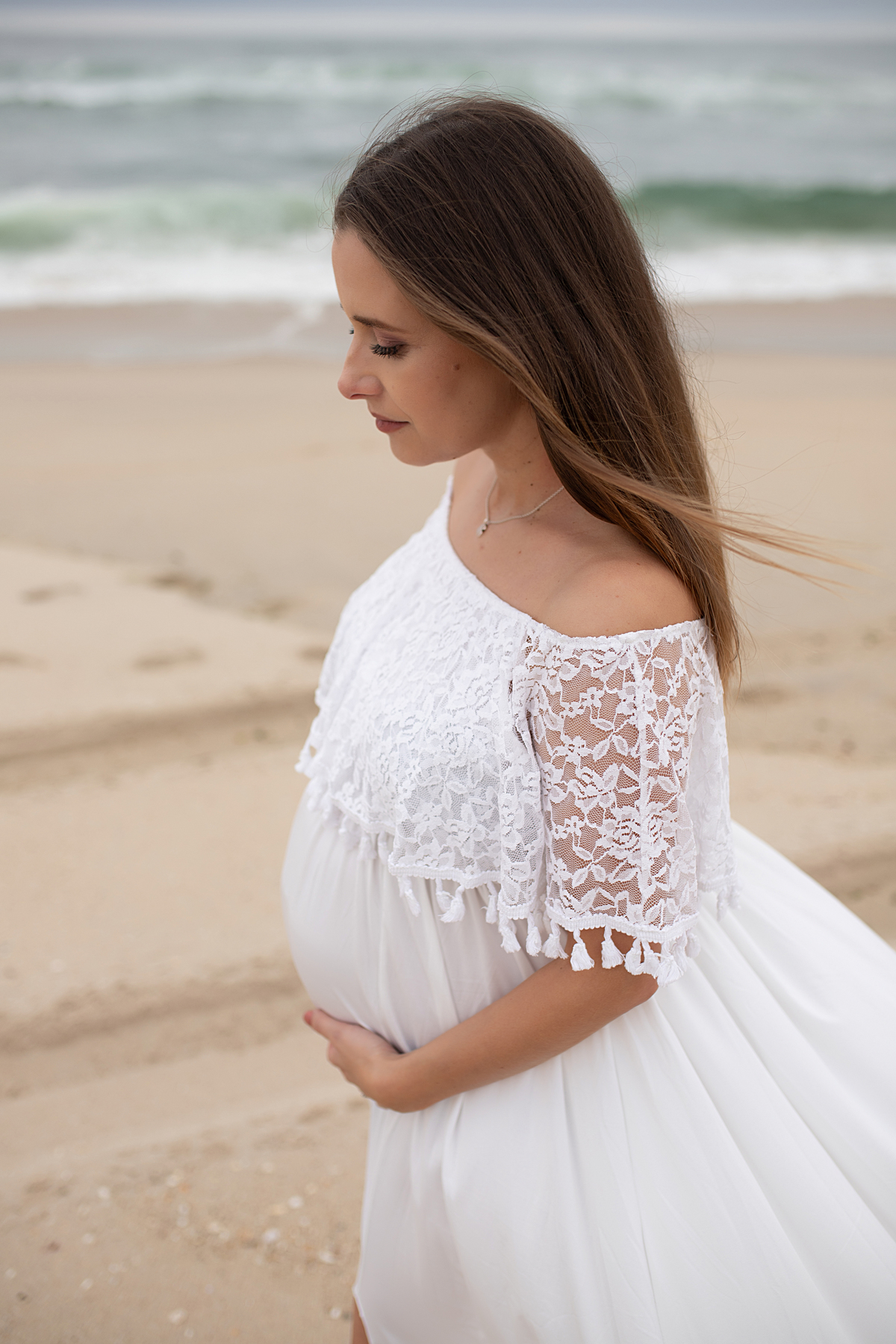 Sessão fotografia de grávida na praia