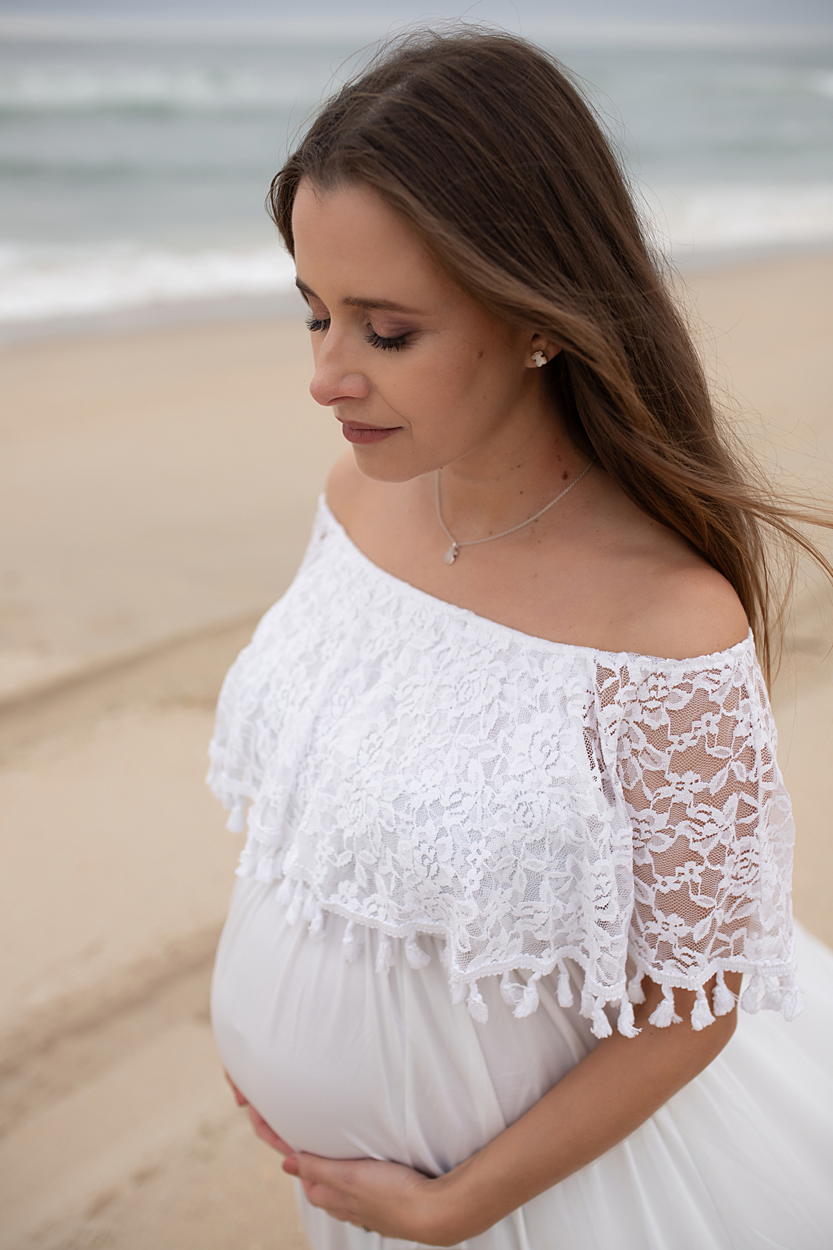 Sessão fotografia de grávida na praia