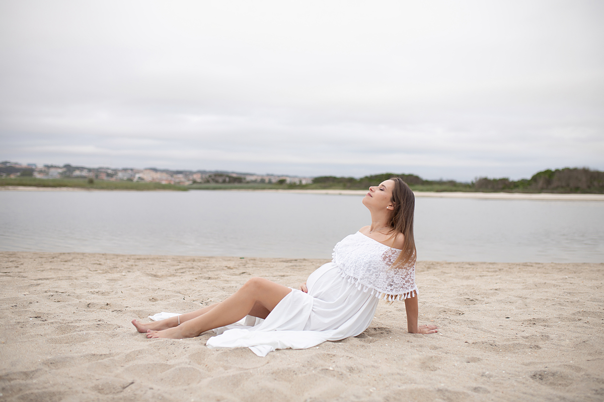 Sessão de gestante praia porto