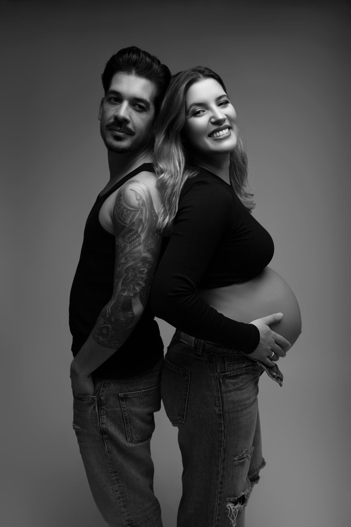 Sessão maternidade estúdio Laura Barbosa fotografia Porto