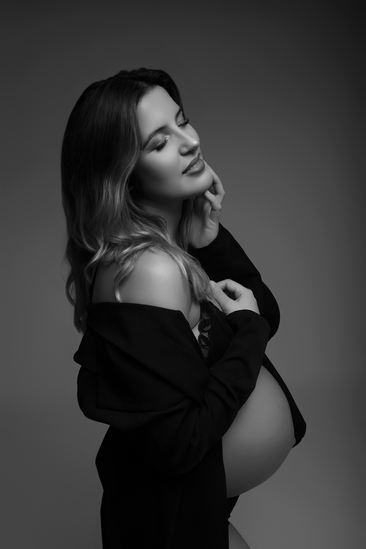 Sessão maternidade estúdio Laura Barbosa fotografia Porto