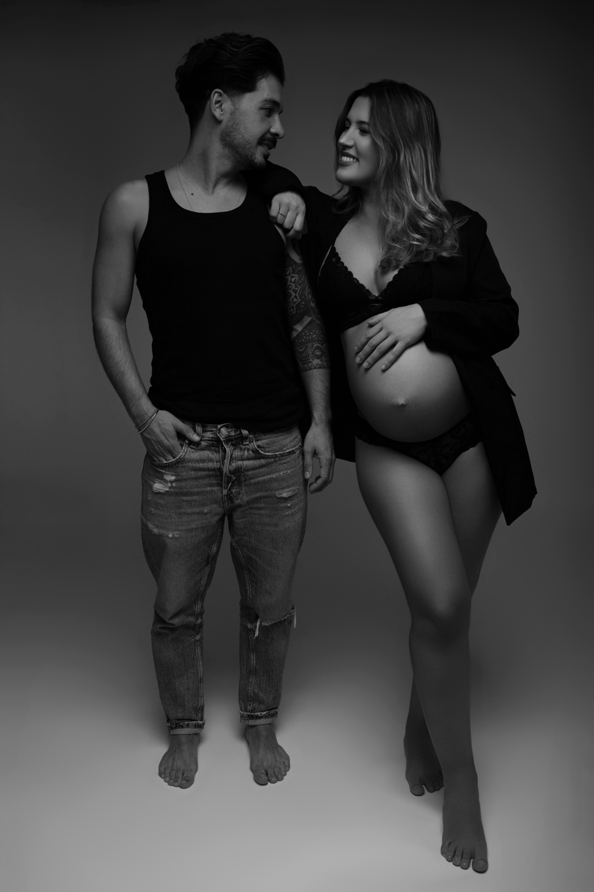 Sessão maternidade estúdio Laura Barbosa fotografia Porto