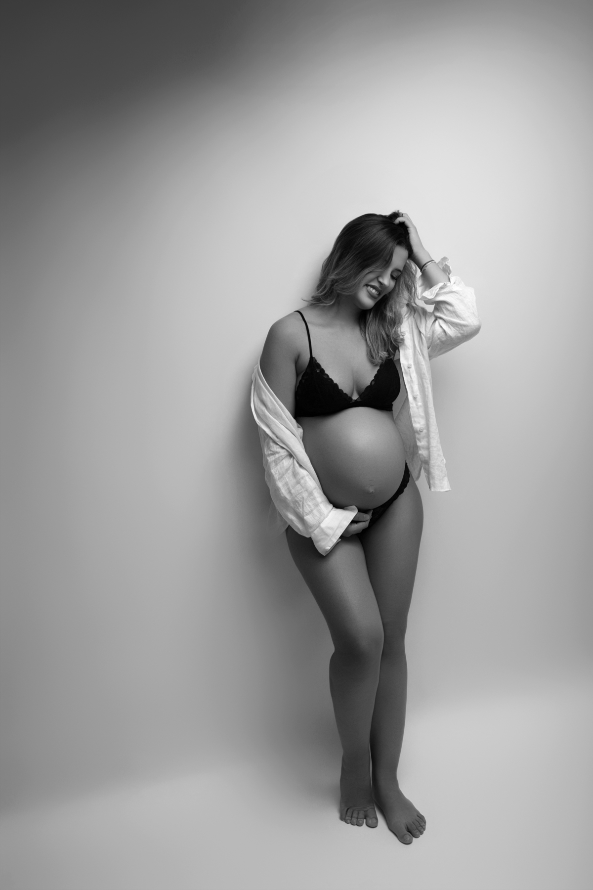 Sessão maternidade estúdio Laura Barbosa fotografia Porto