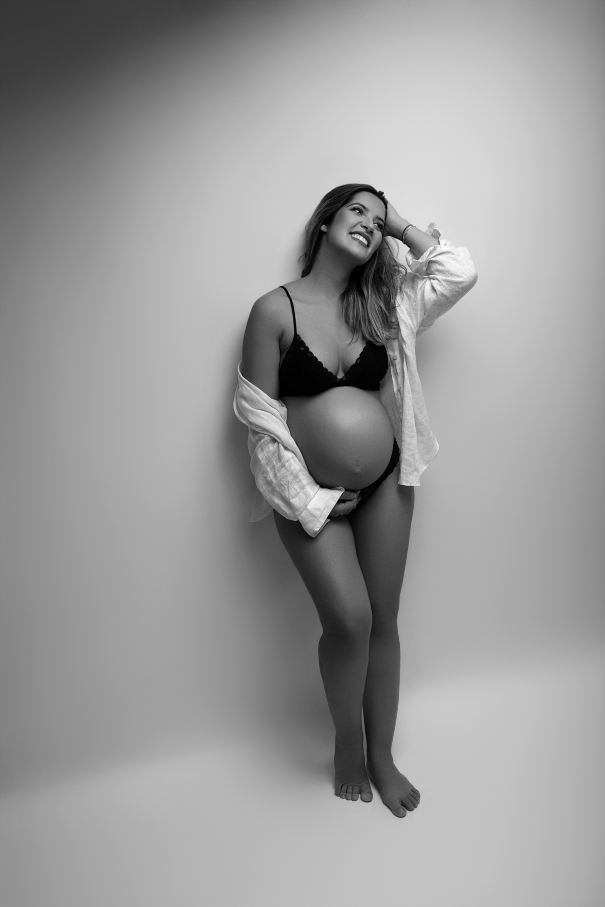 Sessão maternidade estúdio Laura Barbosa fotografia Porto