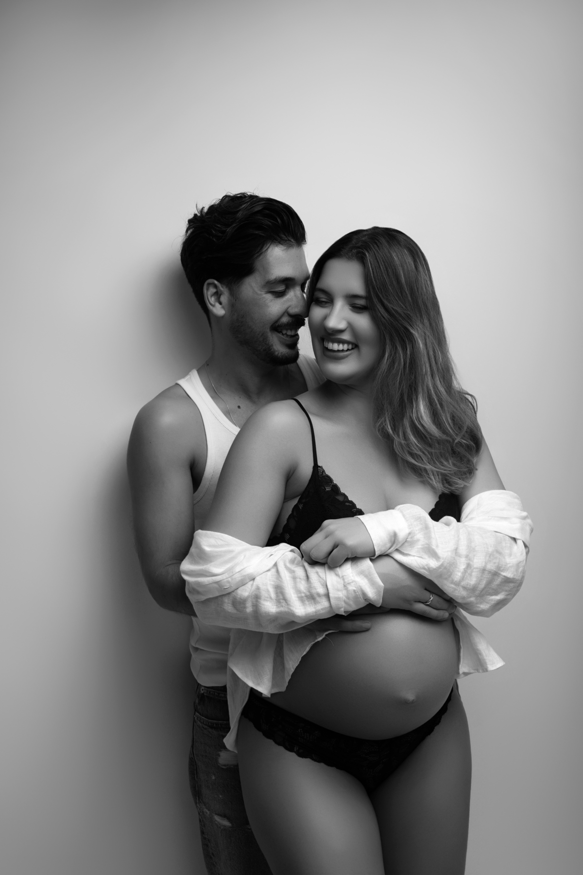 Sessão gestante estúdio Laura Barbosa fotografia Porto