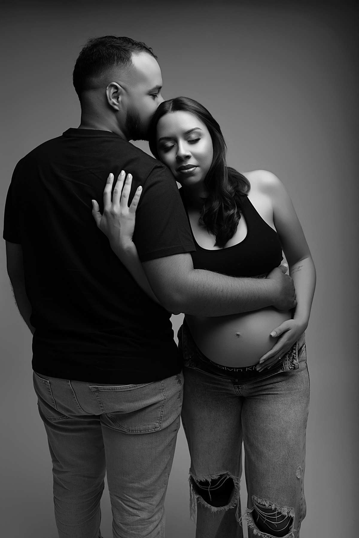 Sessão gestante estúdio Laura Barbosa fotografia Gondomar