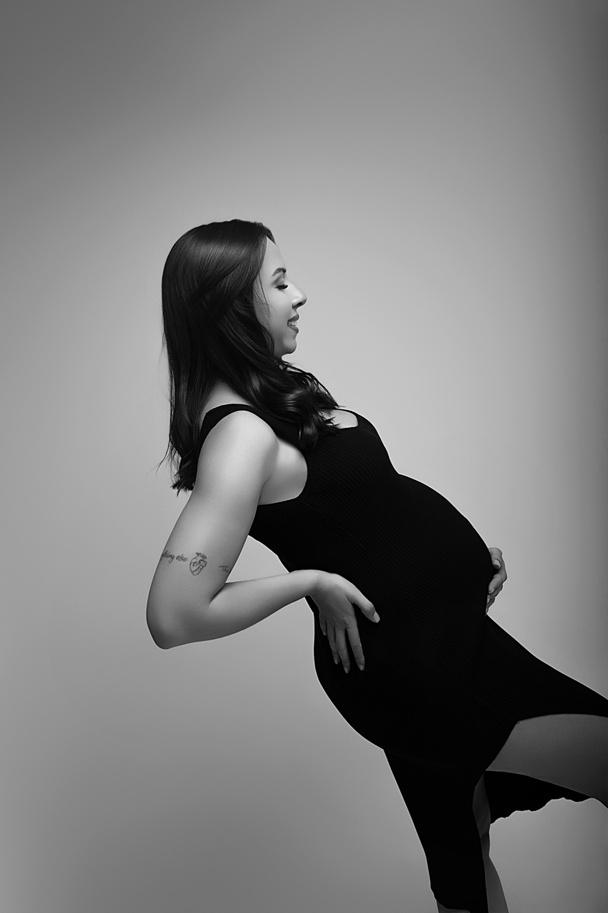 Sessão maternidade estúdio Laura Barbosa fotografia Porto