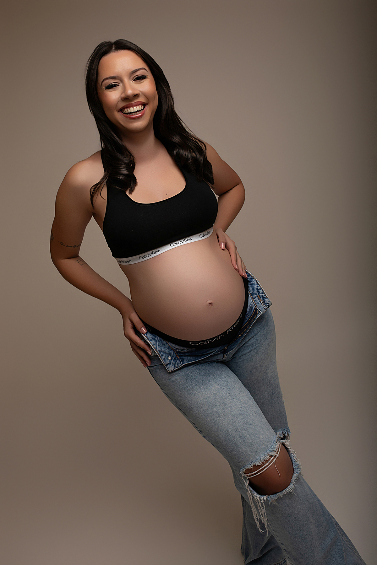 Sessão gestante estúdio Laura Barbosa fotografia Gondomar