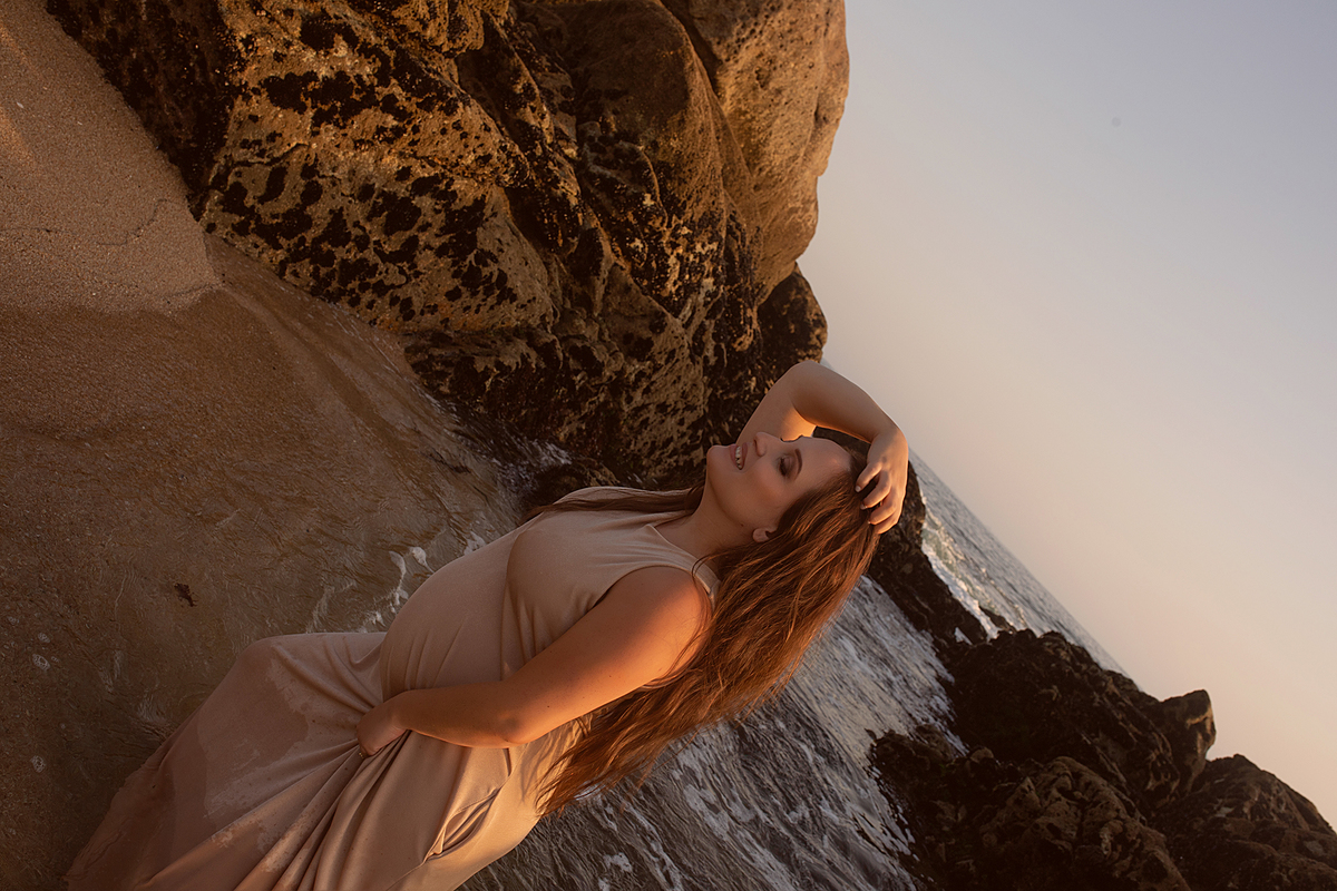 Sessão de Maternidade na praia