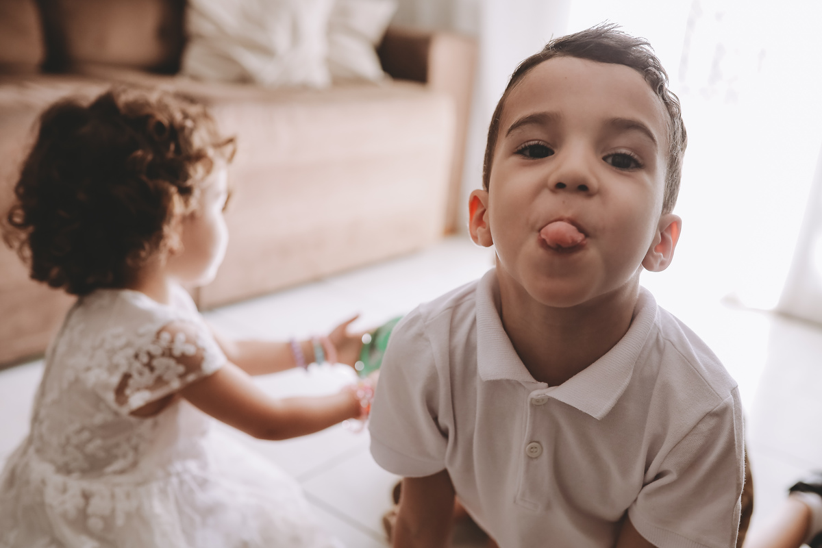 kkkk, eu amo a autenticidade das crianças