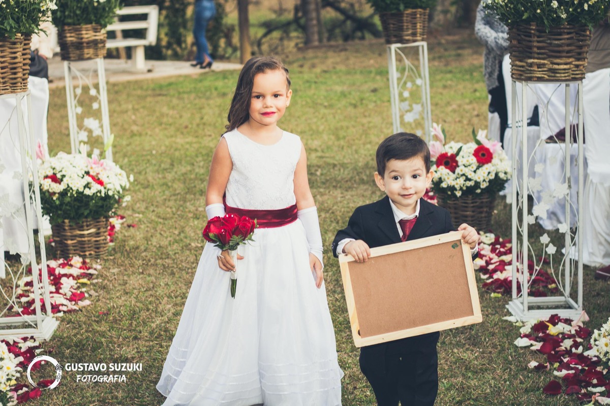 entrada daminha e pajem quadro colorida