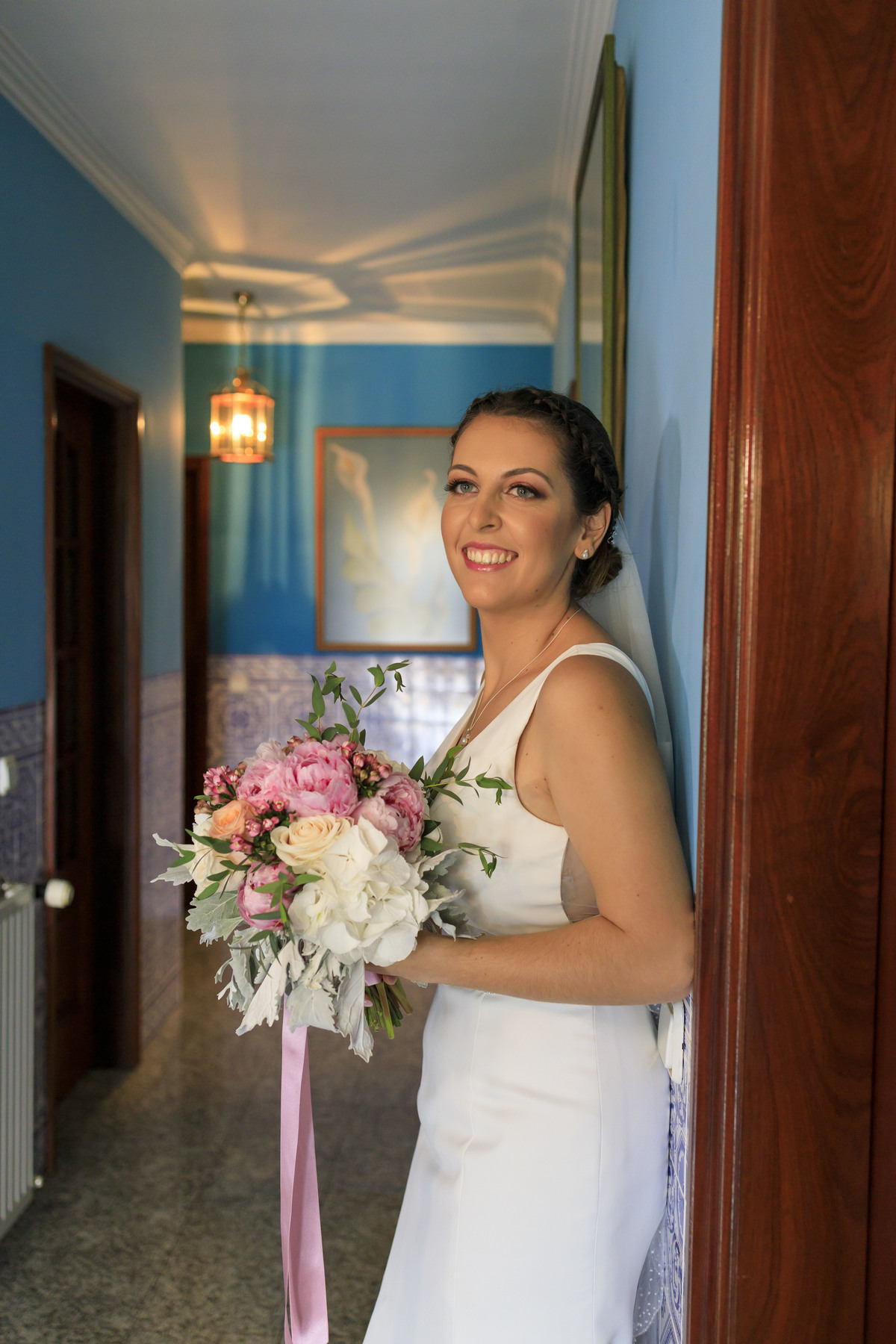 Noiva Sofia preparada para se casar