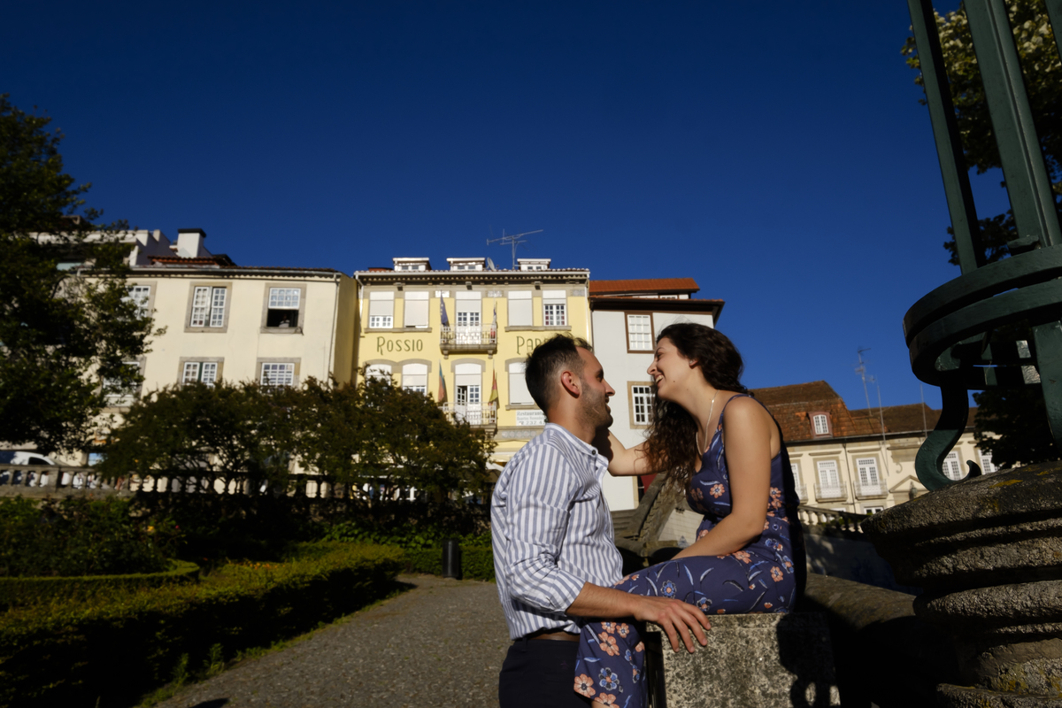 Casal apaixonado em Viseu
