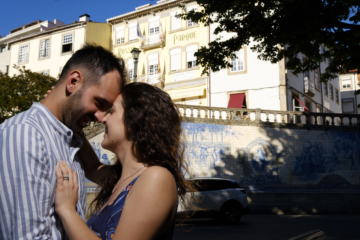Casal apaixonado em Viseu
