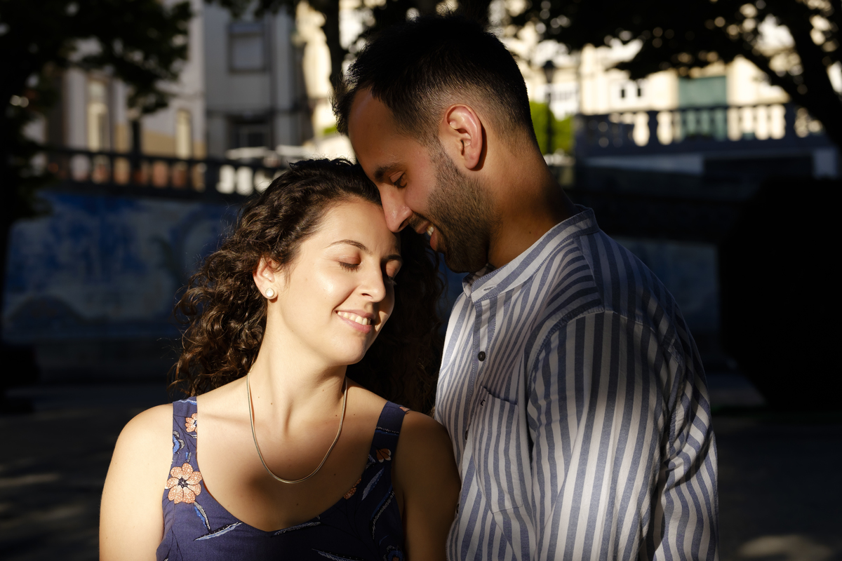 Casal apaixonado em Viseu