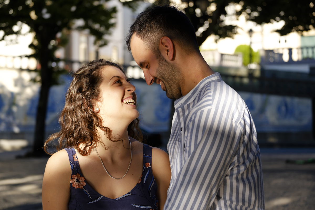 Casal apaixonado em Viseu