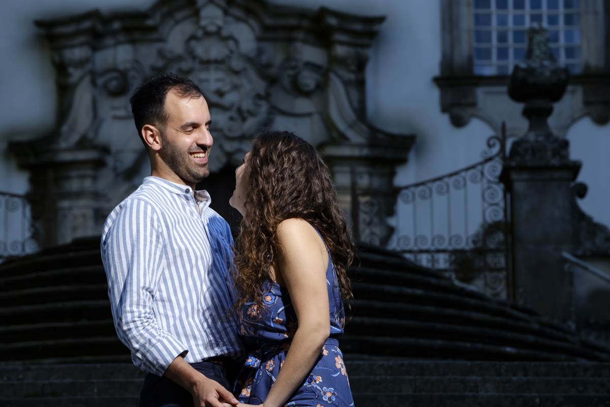 Casal apaixonado em Viseu