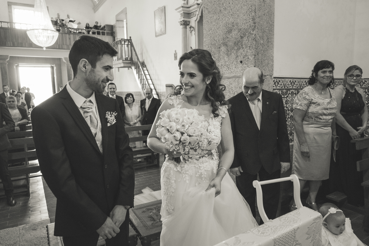 Encontro da noiva com o noivo