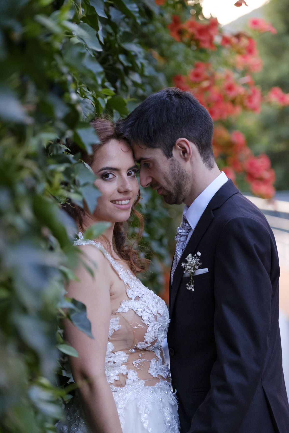 Noivos na vegetação 