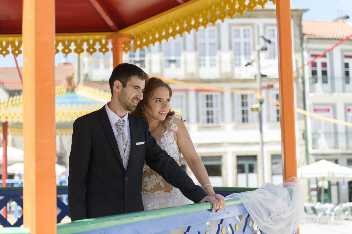 Noivos num belo dia em Arouca