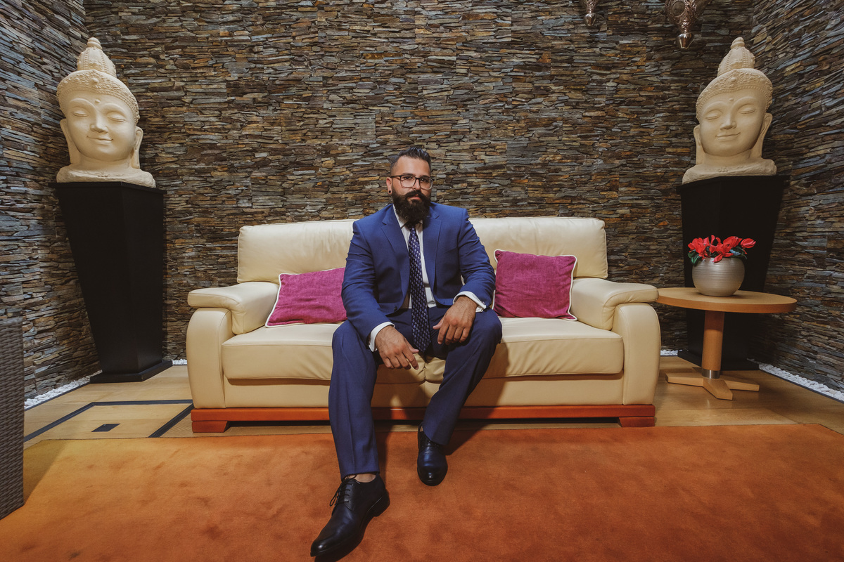 Preparação do noivo