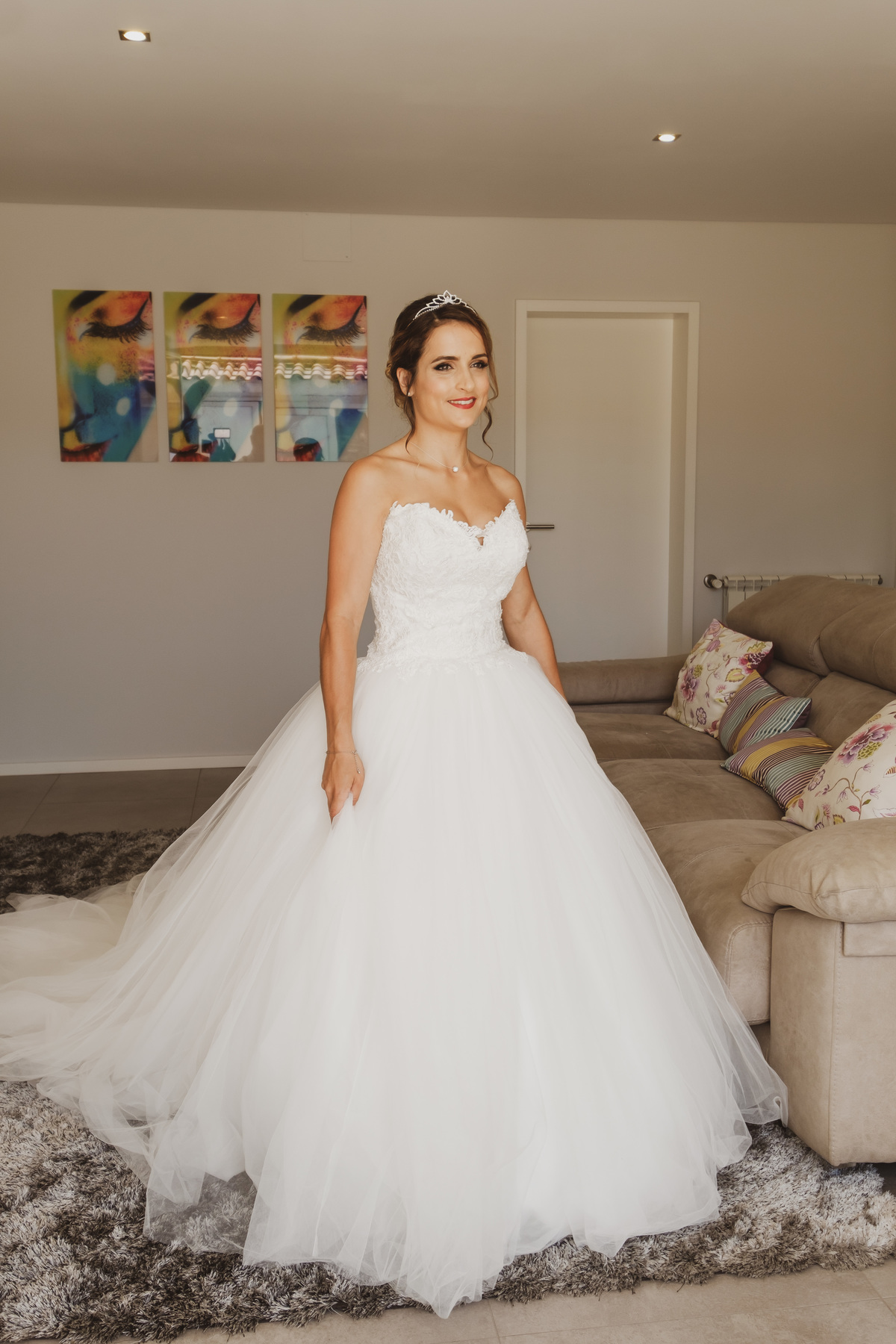 Noiva em casa