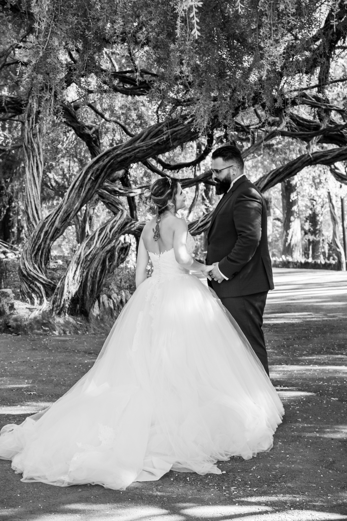 Valerie & José nos jardins da Capela de Nossa Senhora de La-Salette 
