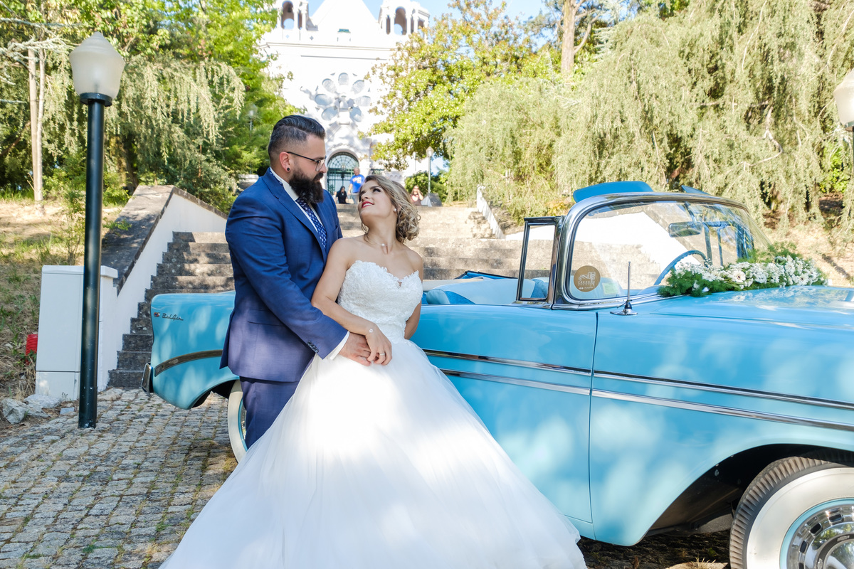 Valerie & José prontos para ir para a quinta