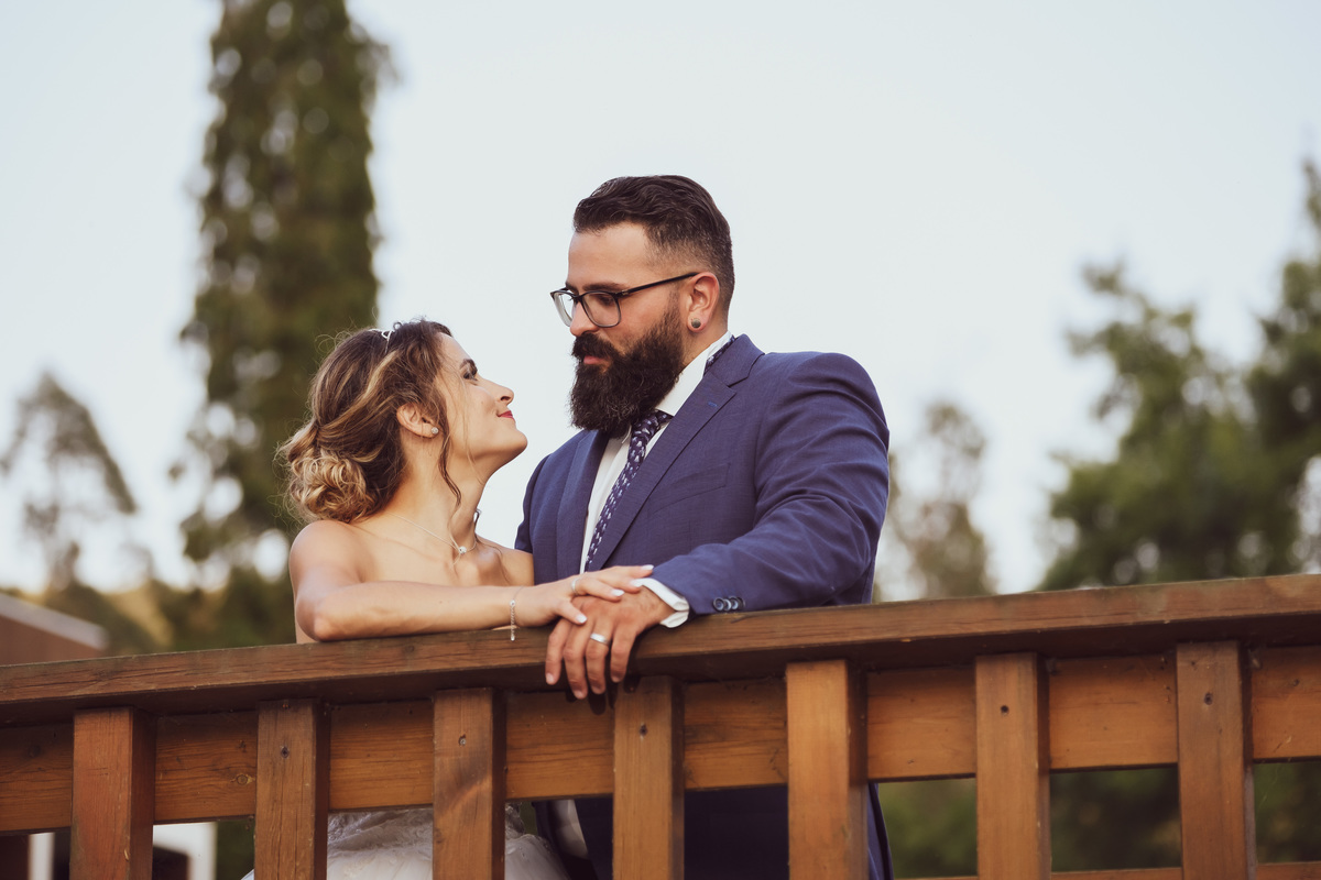 Casal nos jardins da Quinta do Caima