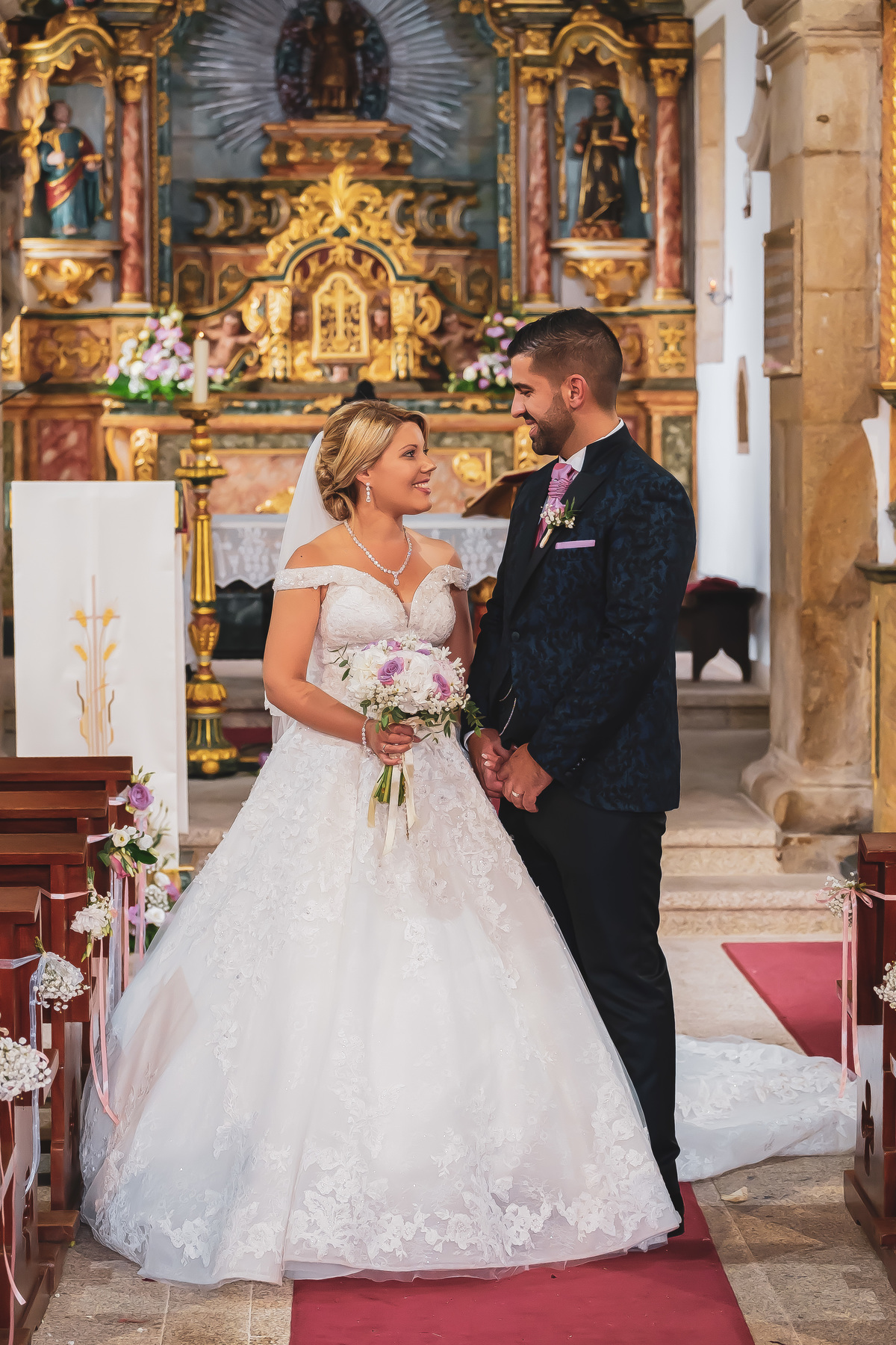 Andreia & Joel a sair da igreja