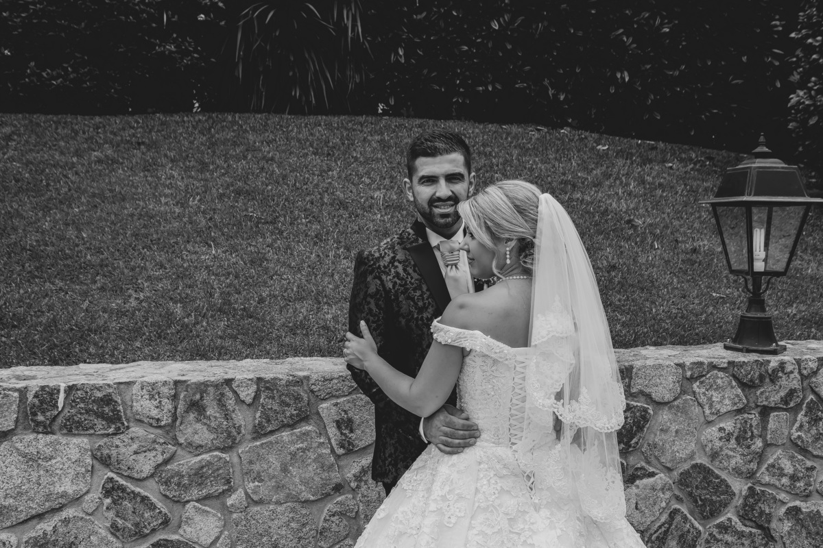 Andreia & Joel fotografia a preto e branco