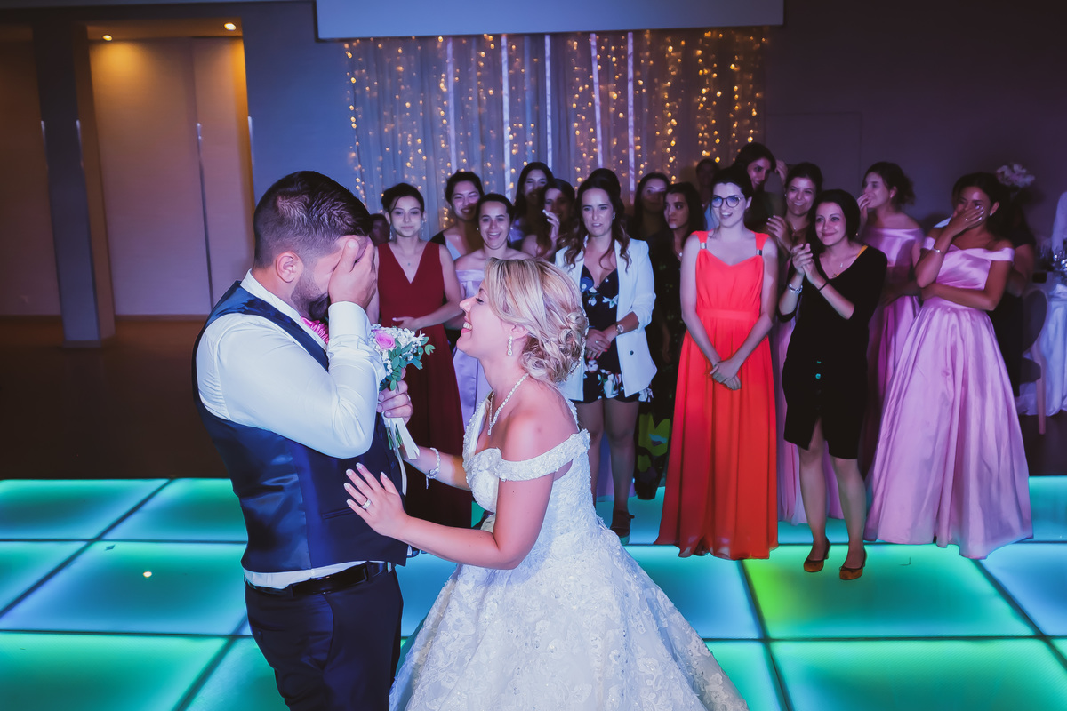 Andreia a seduzir o marido