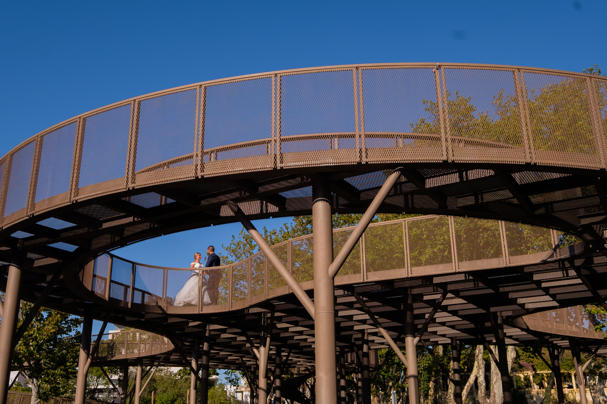 Andreia & Joel na ponte de ferro