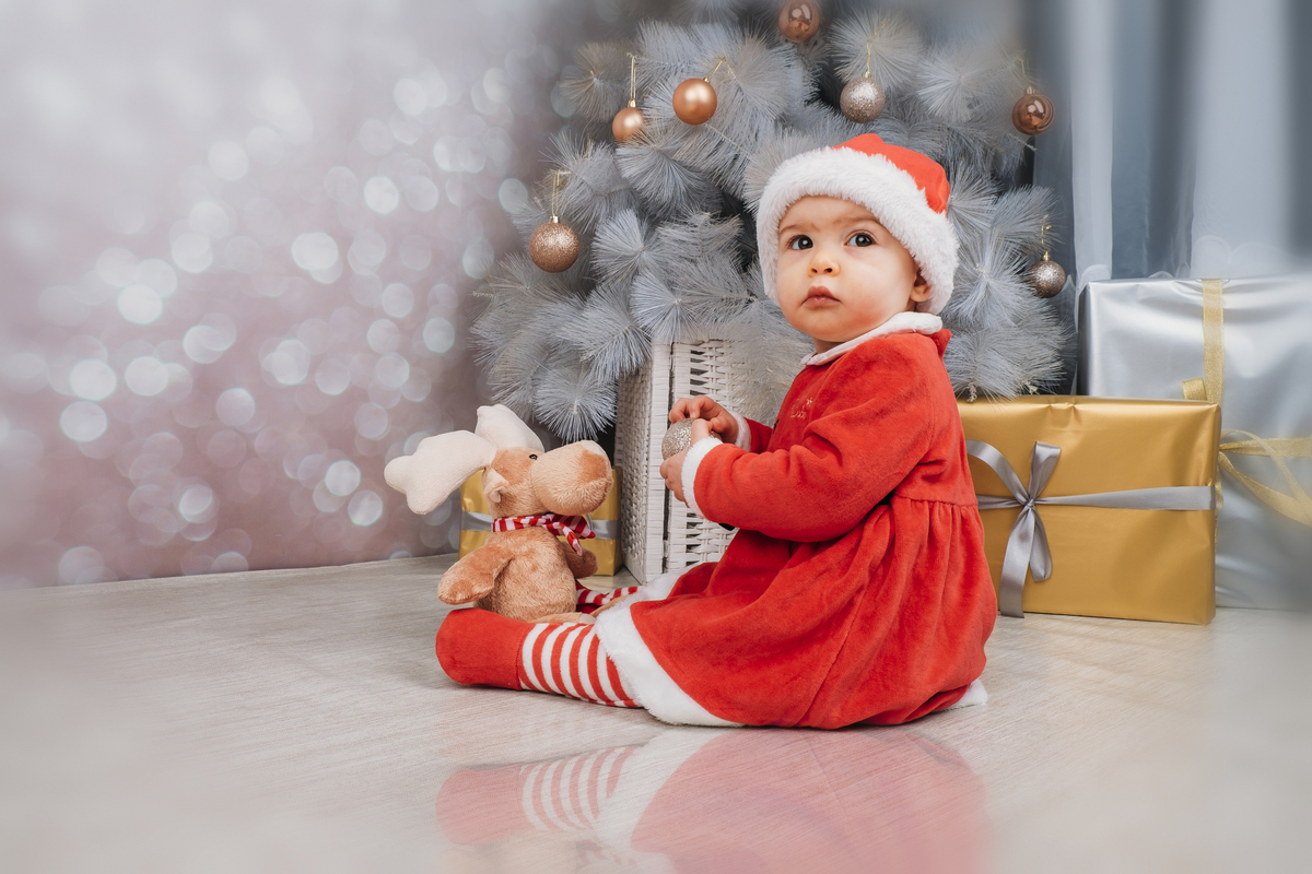 Camila numa sessão de natal em Arouca