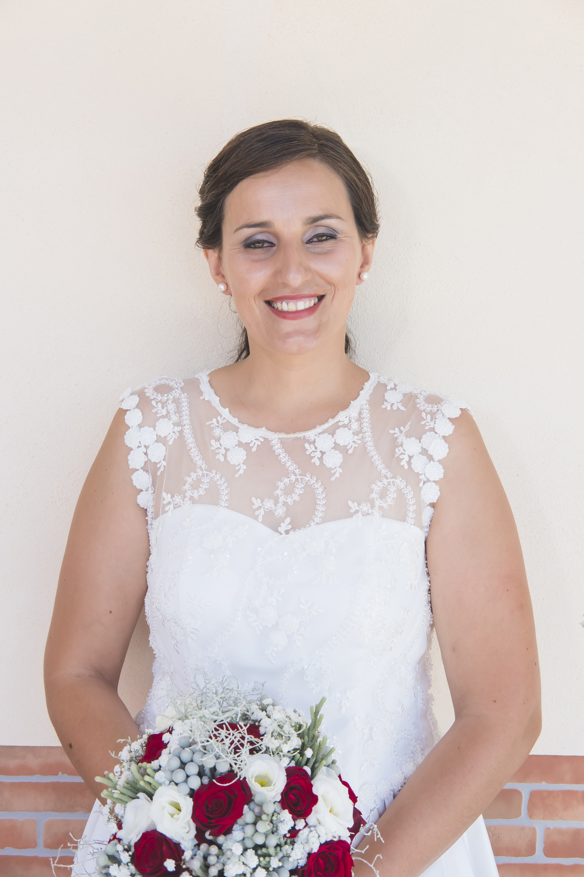 Noiva pronta para o seu dia de casamento 