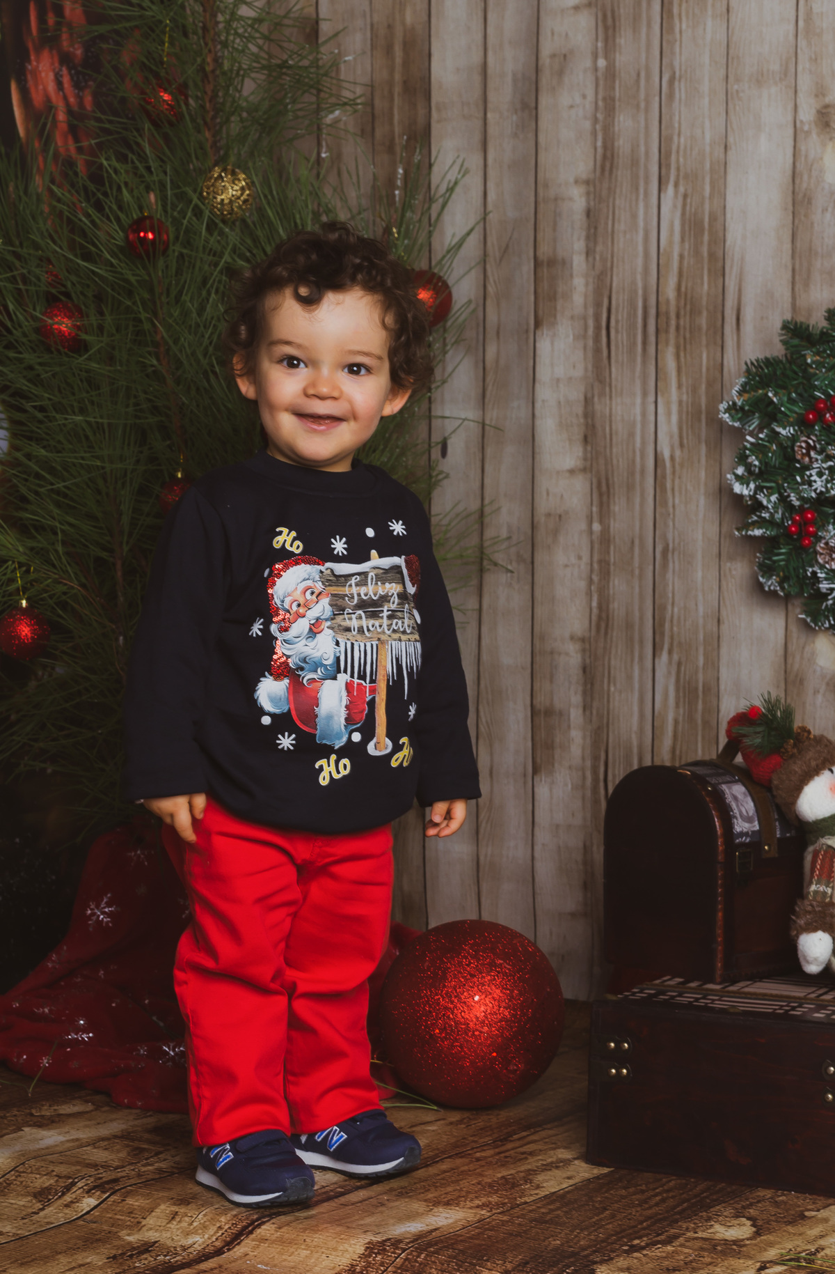 Salvador na sessão de natal