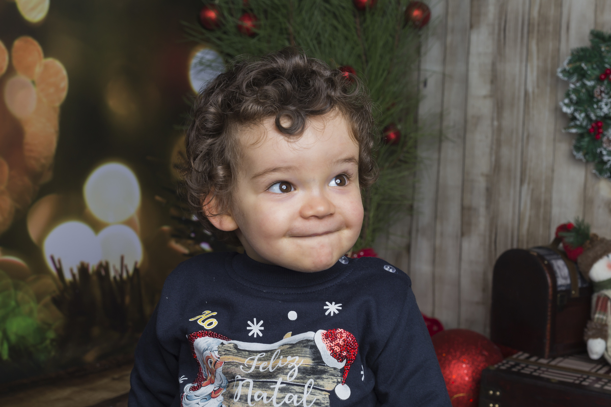 Salvador na sessão de natal em Vale de Cambra