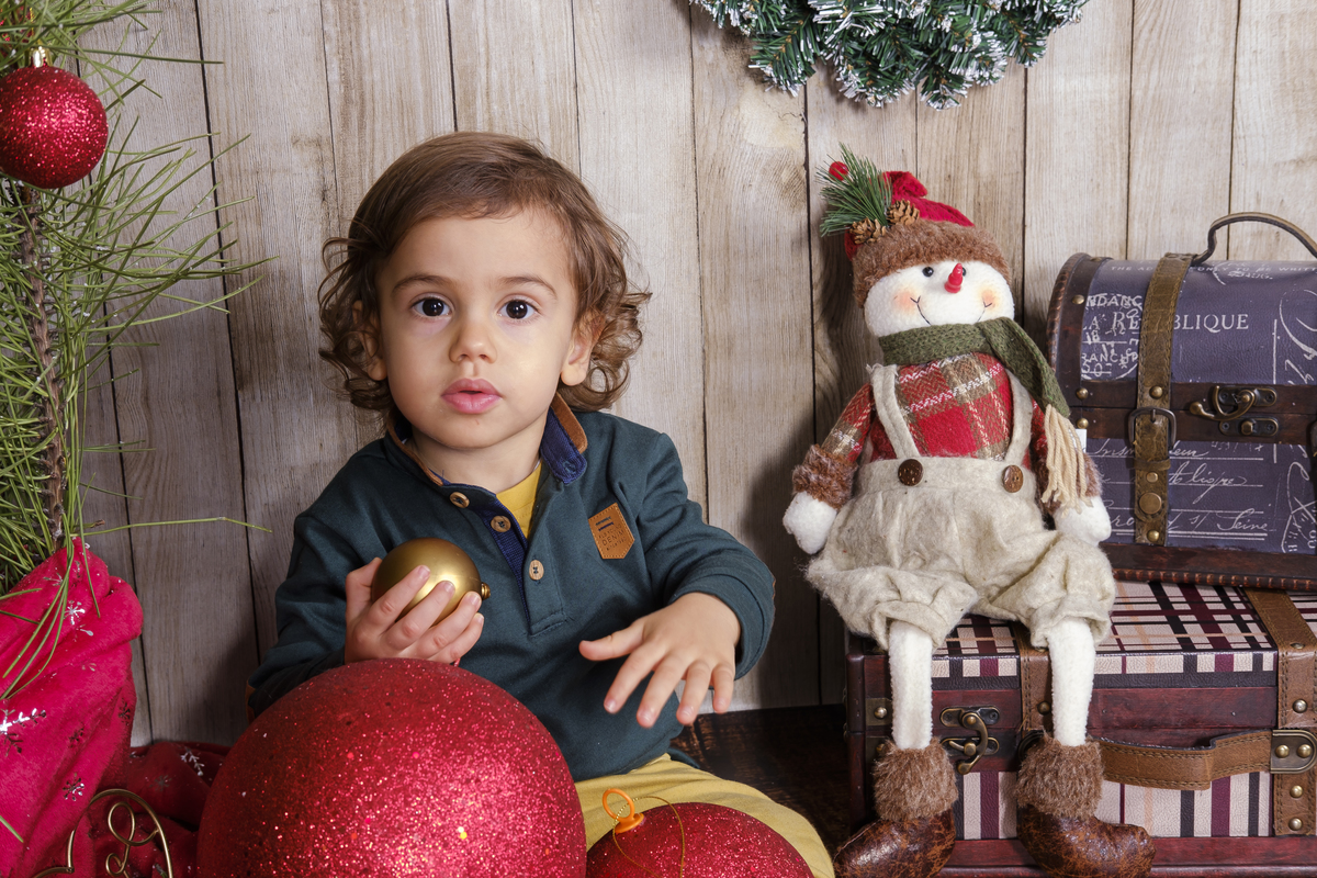 Igor na sessão fotográfica