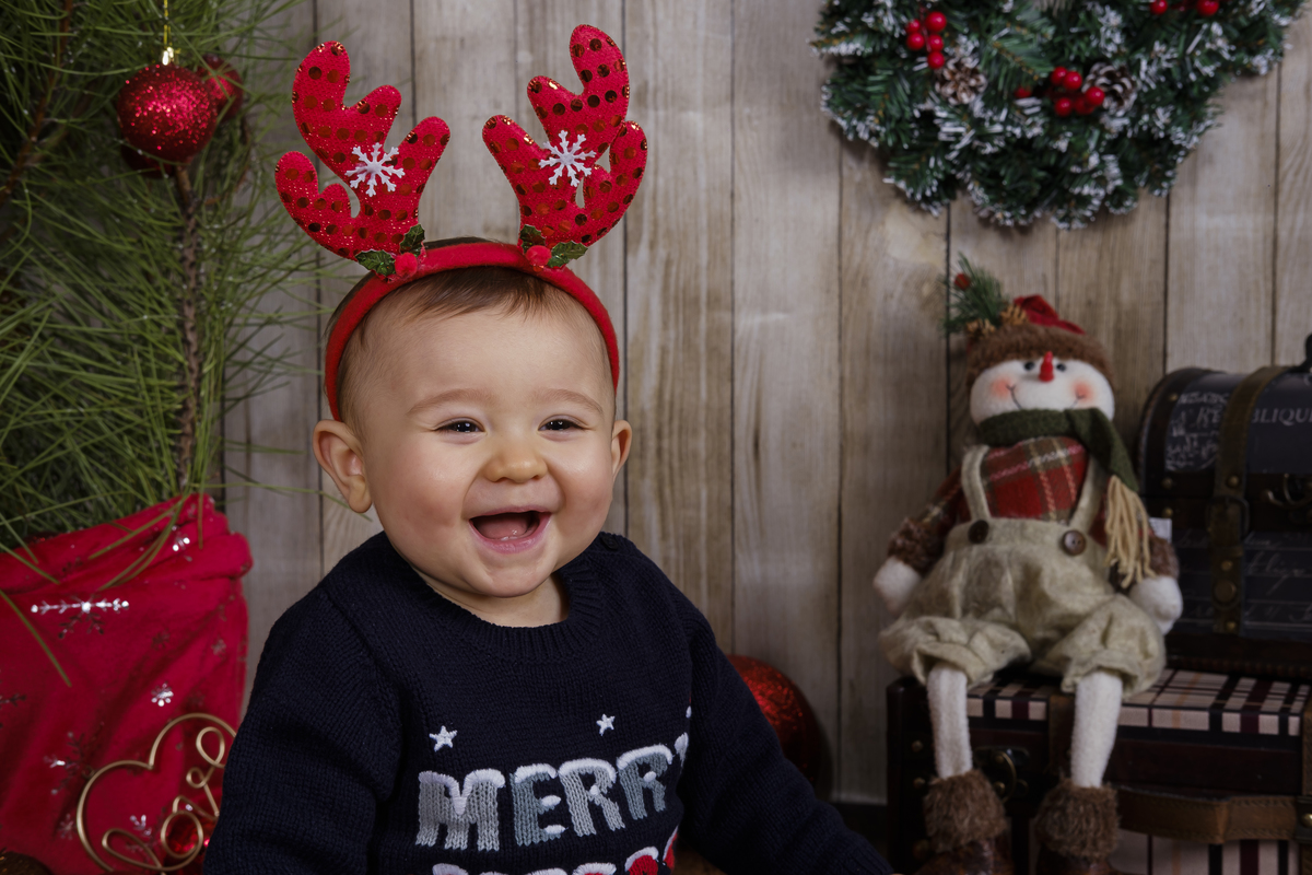 Bebé a dar uma risada